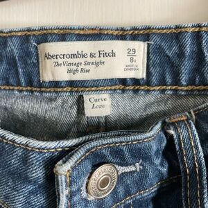 Abercrombie & Fitch Blue Denim High Rise Jeans